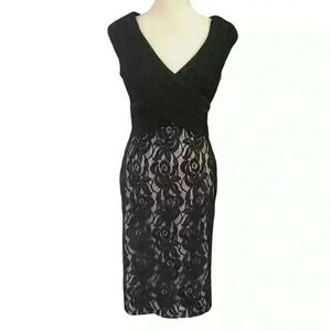 Elegant Black Lace Dress